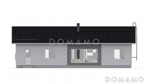 Проект каркасного дома до 150 кв.м / Фасад 2