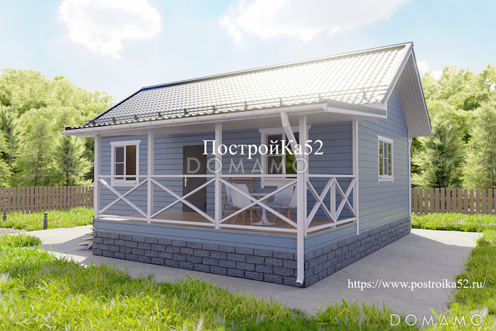 Каркасный дом "Прима 25"