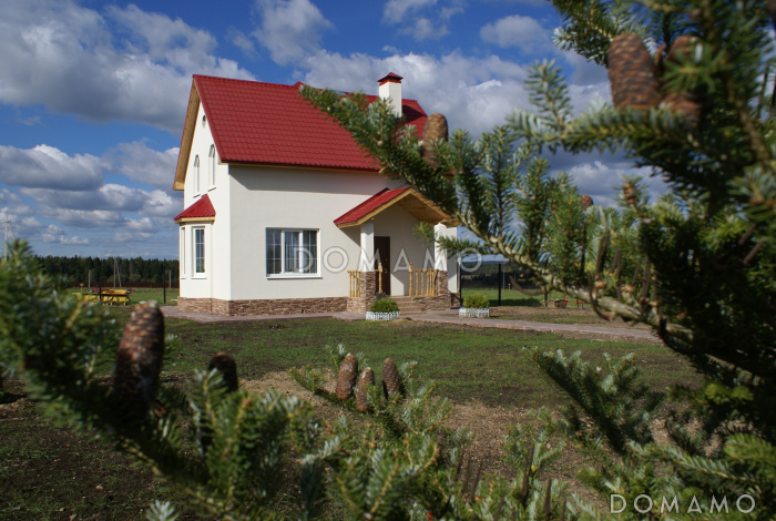 Проект экономичного каркасного коттеджа с увеличенной площадью.