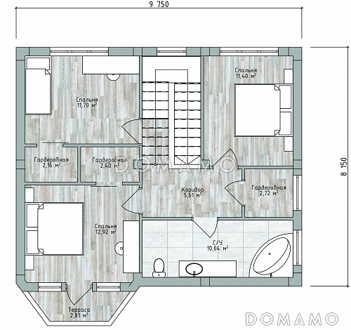 ДД-190 / План 2 этажа