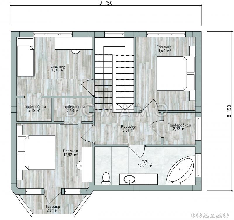 ДД-190 / План 2 этажа