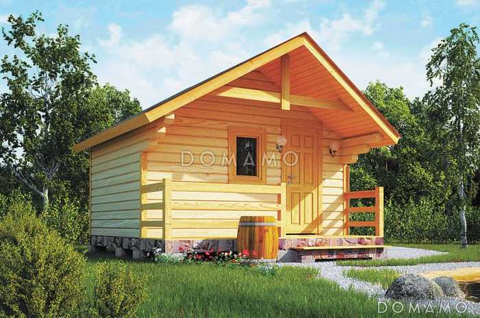 Проект каркасной бани 3х4