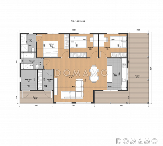 ДК-180 / План 1 этажа