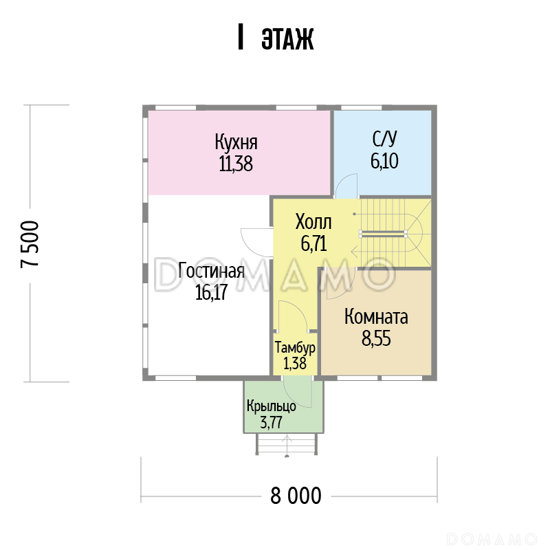 Барбарис / План 1 этажа