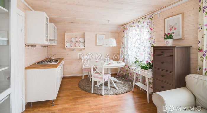 Проект одноэтажного компактного дома