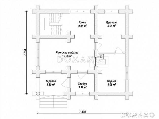 K-253 / План 1 этажа