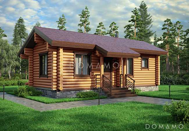 Проект бани с парной, душевой и комнатой отдыха