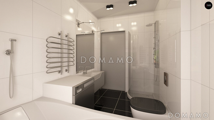 Проект классического одноэтажного дома из кирпича адаптированный для сейсмозоны с тремя спальнями и светлой гостиной