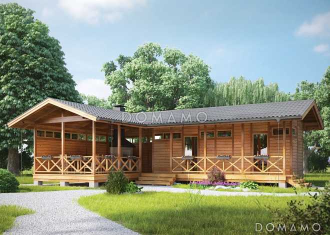 Проект деревяной беседки с барбекю, санузлом и душем