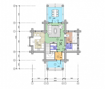 Бургон / План 1 этажа