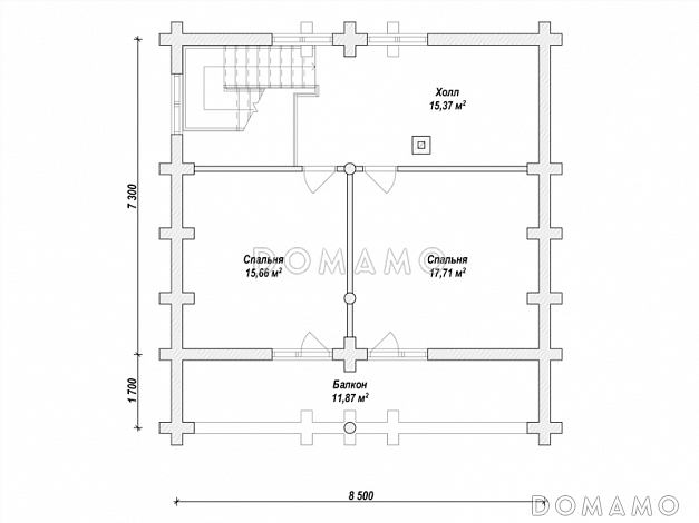 N-136 / План 2 этажа