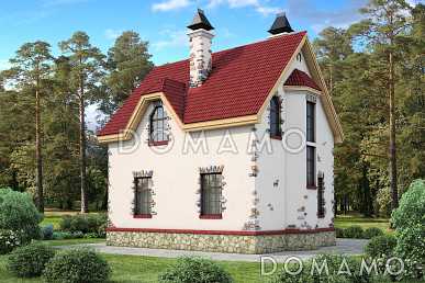 Проект экономичного каркасного коттеджа с увеличенной площадью.