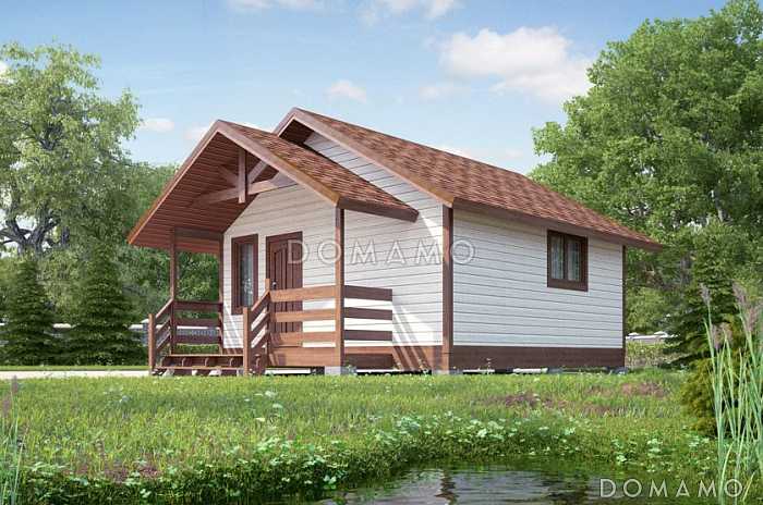 Проект каркасной бани 5х5