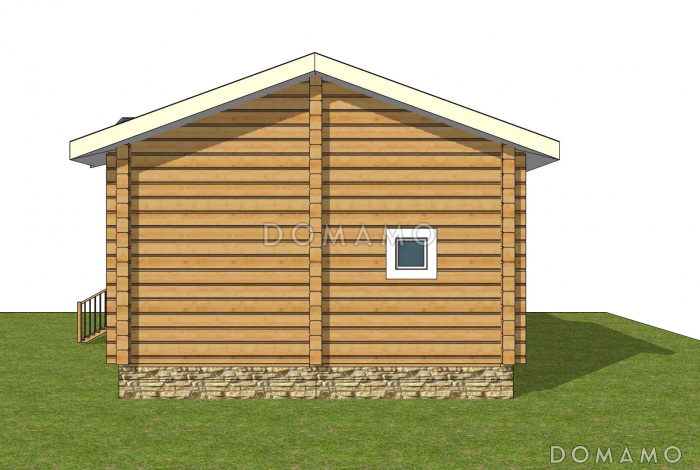 Баня с теплой верандой