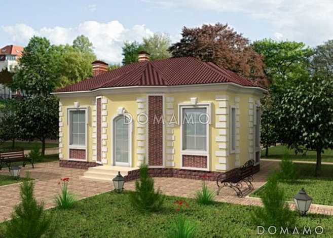 Проект беседки из пеноблоков