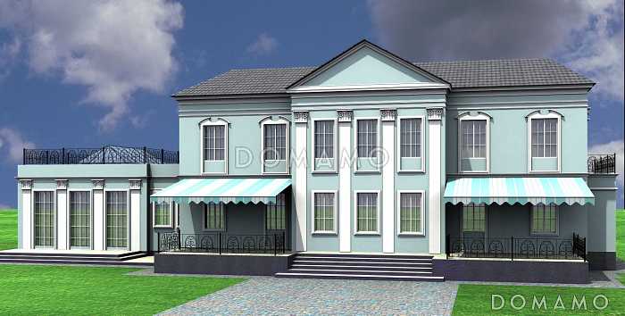 Проект помещения бассейна пристроенного к существующему жилому дому