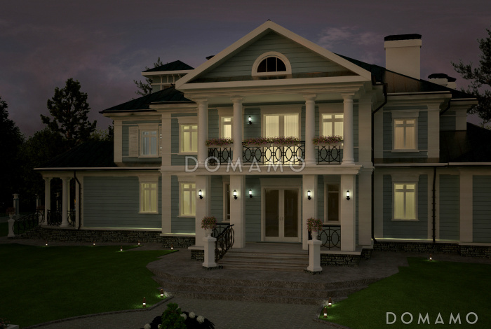 Проект дома с гостевой комнатой