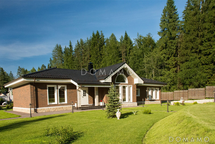 Проект одноэтажного дома из газобетона с сауной