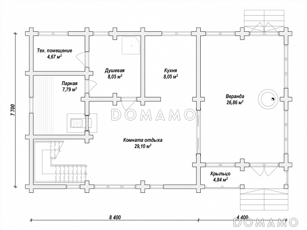 N-181 / План 1 этажа