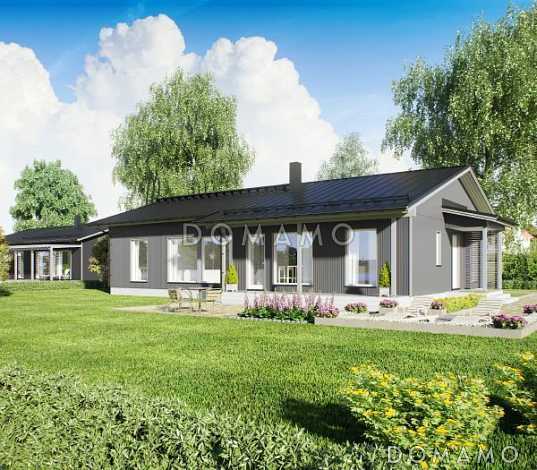 Проект каркасного дома с 9х14