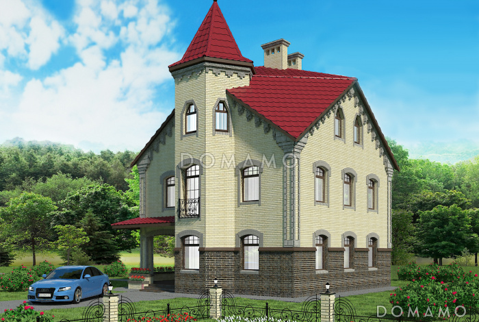 Проект готического коттеджа