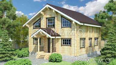 Проект деревянного дома стандартной планировки