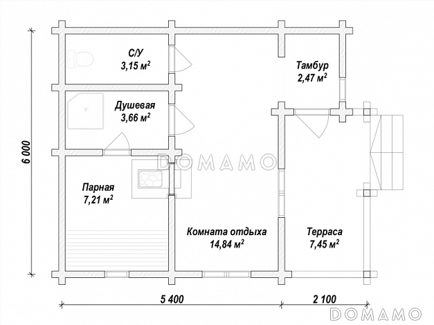 ML-141 / План 1 этажа