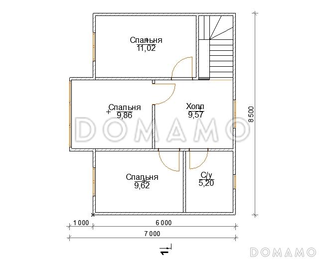 Алькапоне / План 2 этажа