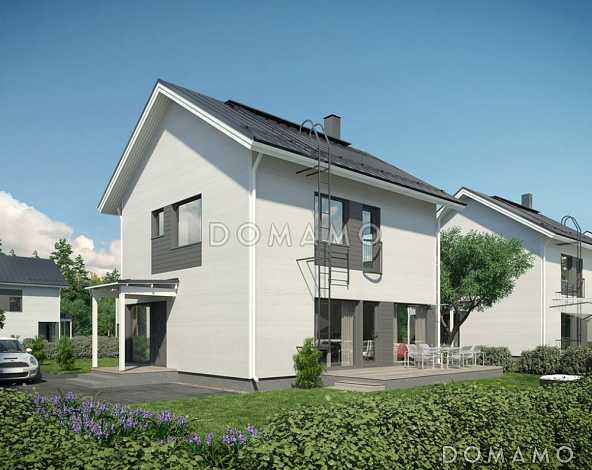 Проект двухэтажного каркасного дома c рациональной планировкой