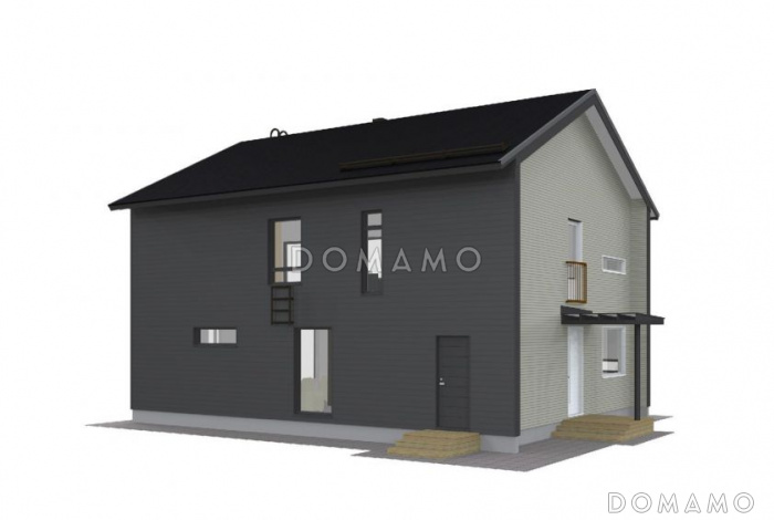 Проект двухэтажного комфортного дома