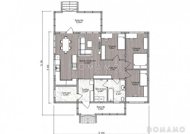 ОД-108 / План 1 этажа