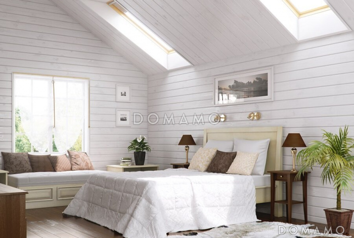 Проект дома с просторной террасой