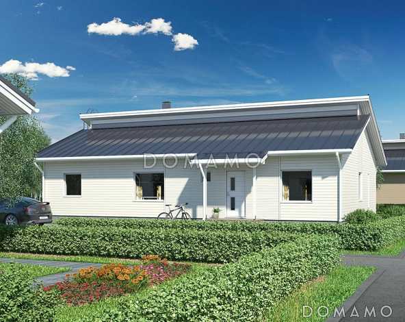 Проект современного дома с пятью спальнями