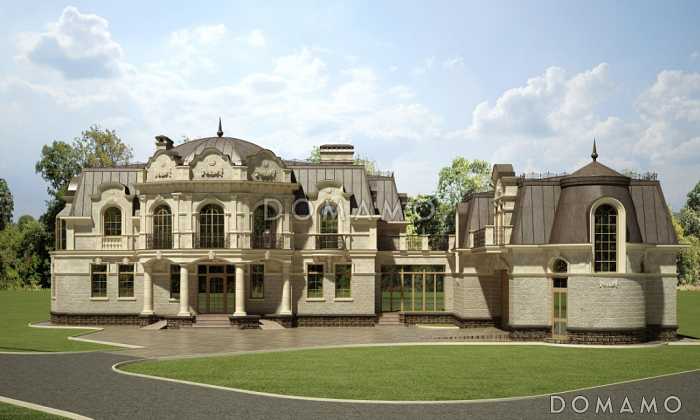 Индивидуальный проект загородного дома без подвала