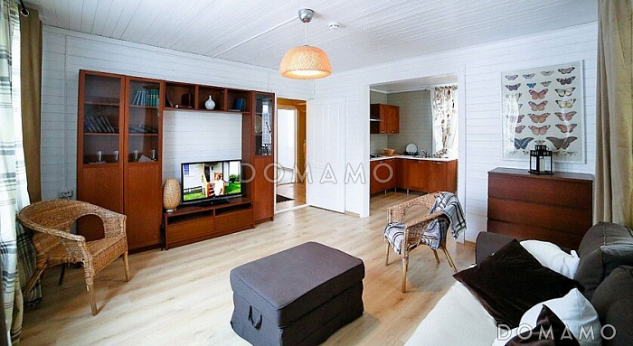 Проект каркасного дома  тремя отдельными комнатами на втором этаже