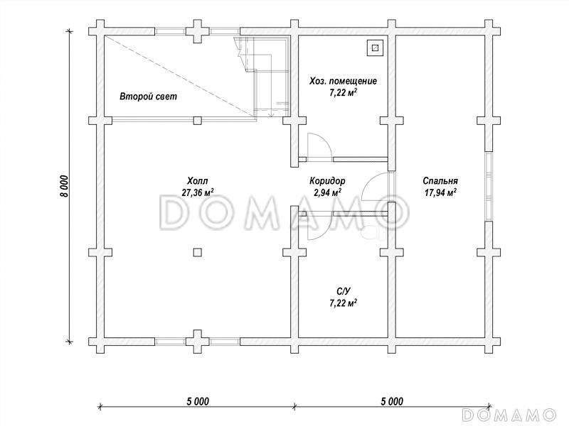 N-173 / План 2 этажа