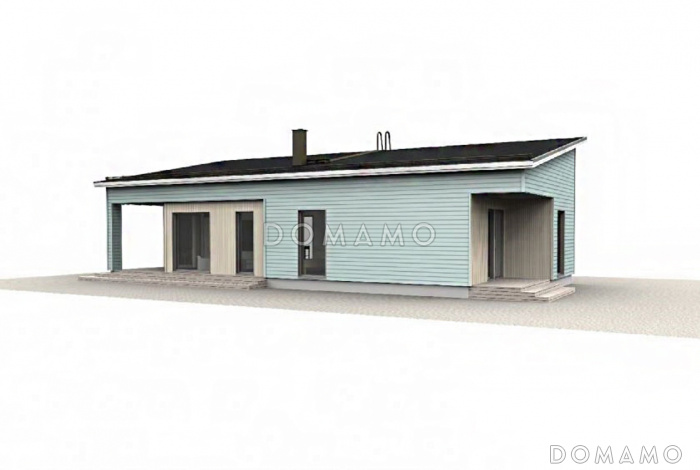 C-114 одноэтажный дом 