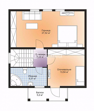 Воскресенск / План 2 этажа