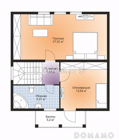 Воскресенск / План 2 этажа