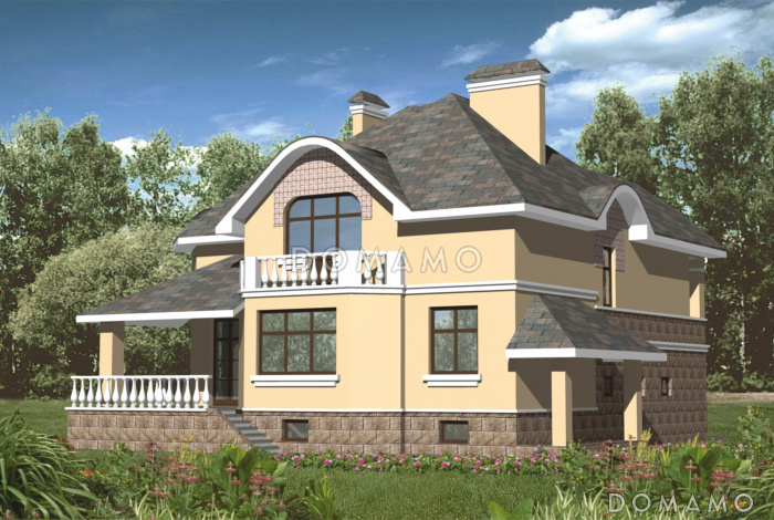 Проект шестикомнатного жилого дома