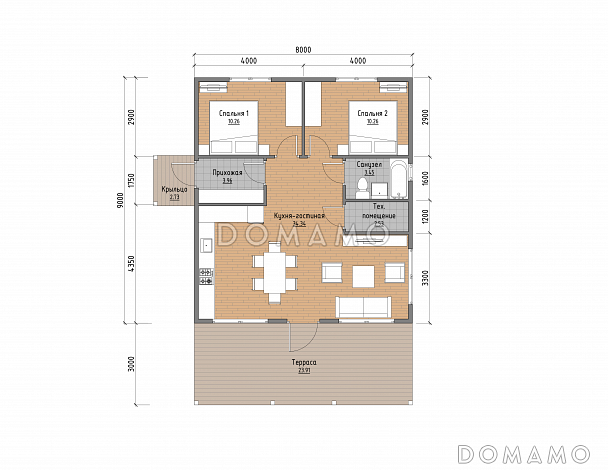 ДК-190 / План 1 этажа