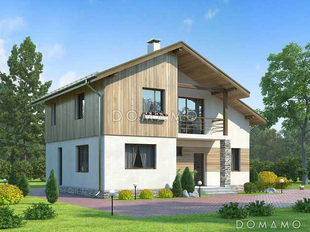 Проект комфортабельного дома из пеноблоков