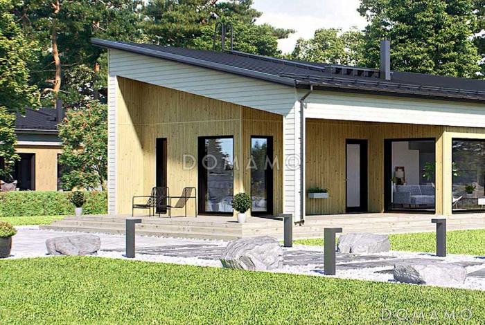 С-197 одноэтажный дом 