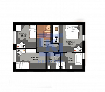 КейСтрой-335 / План 2 этажа