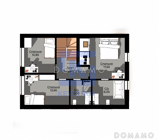 КейСтрой-335 / План 2 этажа