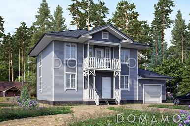 Проект каркасного дома с многоскатной крышей