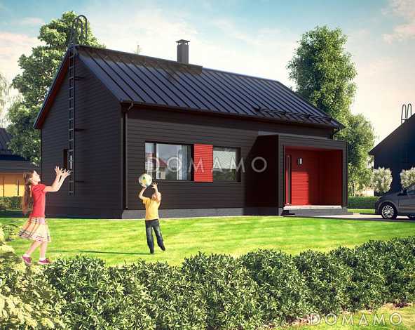 Проект каркасного дачного дома