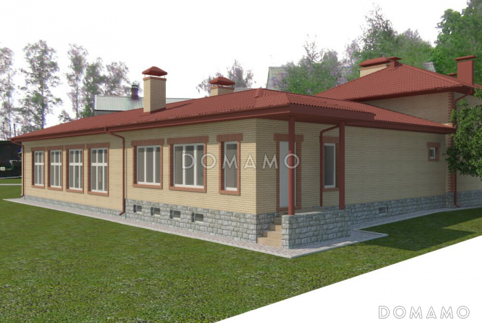 Проект пристроенного бассейна с отдельным входом