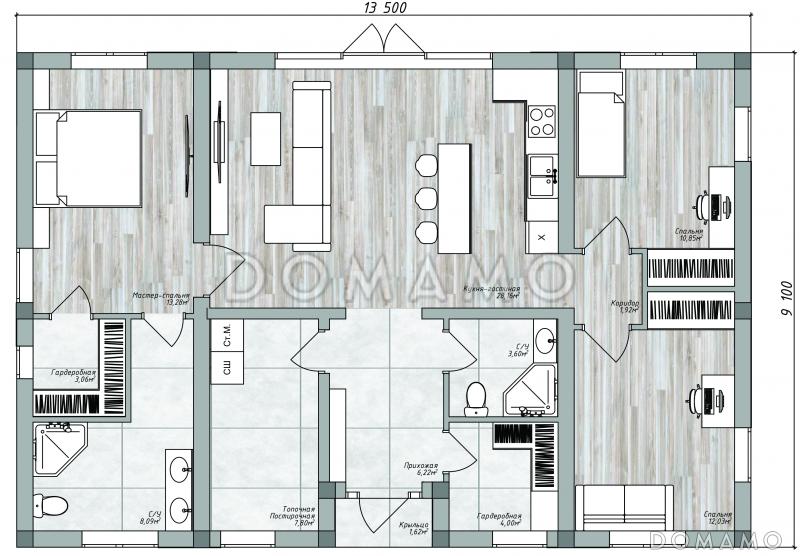 ОД-122-2 / План 1 этажа