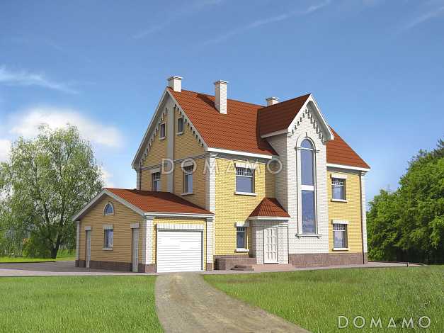 Проект газобетонного коттеджа для большой семьи